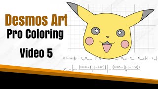 How to Create Desmos Art 5  Professional Graphing and Coloring  Step by Step Guide [upl. by Bird482]