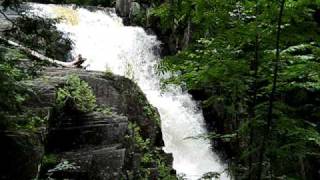 Little Wilson Falls on the Maine Appalachian Trail [upl. by Mowbray110]