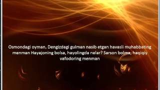 Yalla Habibi lyrics Feruza Jumaniyozova [upl. by Araik633]