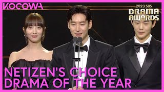 Netizens Choice Drama Of The Year Winner Taxi Driver 2  2023 SBS Drama Awards  KOCOWA [upl. by Ashjian507]