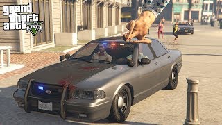 GTA 5 MODS LSPDFR 42  CAUGHT STEALING A POLICE CAR  HIGHSPEED CHASE GTA 5 Mods [upl. by Shaddock31]