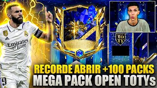 MEGA PACK OPEN HISTÓRICO😱 ABRIR O RECORDE DE PACKS TOTYs amp ISSO ACONTECEU🔥 FIFA MOBILE 23 [upl. by Luella540]