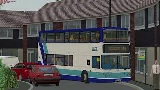 OMSI 2  Smarden route 349  Low Height Dennis Trident ALX400 [upl. by Osner]