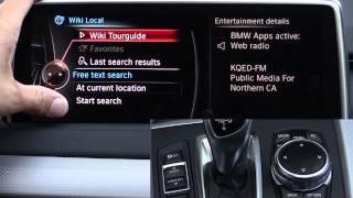 2014  2015  2016 BMW iDrive Touch Infotainment Review  with finger writing recognition [upl. by Ahsienahs853]