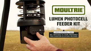 New for 2024 Moultrie Lumen Photocell Feeder Kit [upl. by Blunk307]