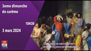 Messe du dimanche 3 mars 2024  Couvent Saint Antoine [upl. by Bornie]