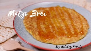 Easy Matzo Brei Leftover Passover Recipe [upl. by Nylekoorb973]