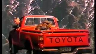 Crumpy and Scotty Toyota Hilux ad when they take a short cut over the clif [upl. by Aray939]