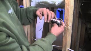 How to Install a 120 volt outlet [upl. by Harikahs]