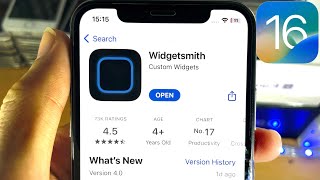 How To Use WidgetSmith on iPhone Home Screen amp Lock Screen [upl. by Kari]