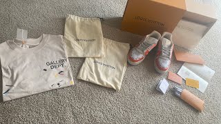 Yes kickscn Review Louis Vuitton sneaker amp Gallery Dept shirt [upl. by Norraa]