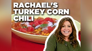 Rachael Rays Turkey Corn Chili  30 Minute Meals  Food Network [upl. by Yuht27]