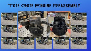 Tote Gote Engine Reassembly totegote briggsandstratton dfr 6hp grassratsgarage [upl. by Indyc]