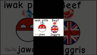 Perbedaan bahasa Inggris dan Jawa countryballsanimation countryballs [upl. by Hendrika]