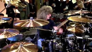 Tommy Aldridge  Yamaha Live Custom  NAMM 2013 DRUMEO [upl. by Feetal49]