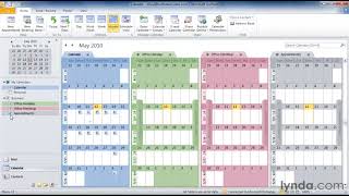 Outlook Tutorial  How to work with multiple calendars [upl. by Enitnatsnoc]