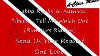 Shabba Ranks amp Admiral Tibett  Tell Me Which One [upl. by Bigler]