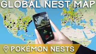 THE BEST POKÉMON NEST MAP FOR POKÉMON GO [upl. by Fital]