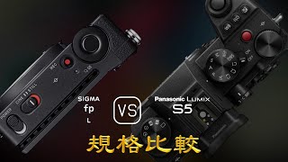 Sigma fp L 與 Panasonic Lumix S5 的規格比較 [upl. by Golden]