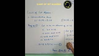 Set Algebra Theorems  Laws on Set Theory  Part7  btosacademy [upl. by Milburn]