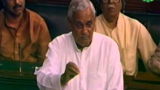 Speech during Parliamentary session on Corruption Shri Atal Bihari Vajpayee Ji [upl. by Acinemod]