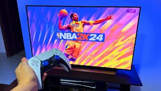 LG OLED C2  NBA 2K24 4K Ps5 Slim Gameplay  Best Gaming TV HDR Test [upl. by Irdua]