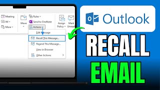 How To Recall Email In Outlook [upl. by Anitra27]