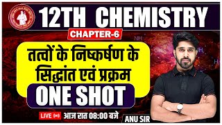 तत्वों के निष्कर्षण के सिद्धांत एवं प्रक्रम  Class 12 Chemistry Chapter 6  One Shot by Anu Sir [upl. by Armand]