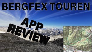 BERGFEX TOUREN APP  Review  Apps für Wandern und Bergsteigen [upl. by Adlesirc]