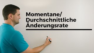 MomentaneDurchschnittliche Änderungsrate Autofahrt Teil 1  Mathe by Daniel Jung [upl. by Neelram]