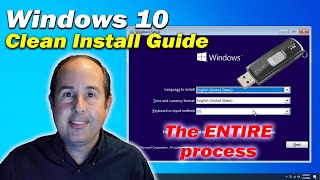 Windows 10 Clean Install Guide  The ENTIRE process  How to Install Windows 10 [upl. by Holton]