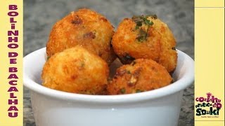 Bolinho de bacalhau  Cozinha Prática  Receita fácil e prática [upl. by Cinda678]