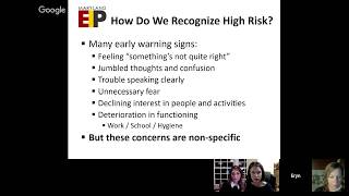 SPP 61 Early Intervention in Psychosis  First Episode and PsychosisRisk Syndromes [upl. by Ybbed]