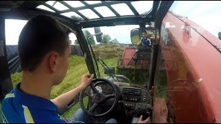 Buckraking  Silage 2018  Manitou 627  GoPro HD [upl. by Sair]