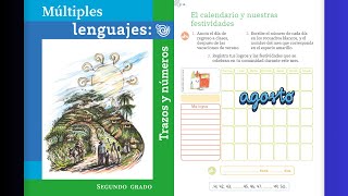 El calendario de nuestras festividades agosto página 10  Múltiples lenguajes trazos y números [upl. by Gresham81]