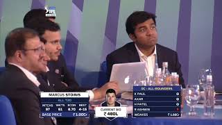 Marcus Stoinis IPL Auction Sold Video iplmegaauction ipl iplauction sold rcb lsg dc ipl2023 [upl. by Almire]