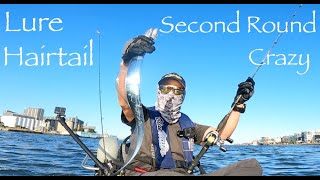 Hairtail Lure Fishing Technique  Slow Jgging  Kayak Fishing  悉尼路亚带鱼第二部 [upl. by Rengia]