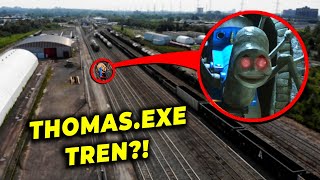 MI DRONE GRABA AL ATERRADOR THOMAS EXE EL TREN [upl. by Lladnew768]