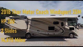 2018 Thor Motor Coach Windsport 35M  Autobank RV Sales amp Service Price  5990000 [upl. by Cruz723]