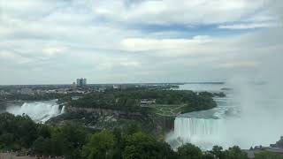 Oakes Hotel Overlooking the Falls in Niagara Falls Canada  4K [upl. by Randi]