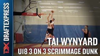 Kentucky Commit Tai Wynyard Colorado Springs Scrimmage Poster Dunk [upl. by Rexer]