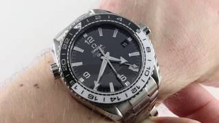 Omega Seamaster Planet Ocean GMT CoAxial Master Chronometer 21530442201001 Luxury Watch Review [upl. by Burton]