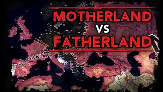 HoI4 Motherland VS Fatherland EUROPE [upl. by Starkey]