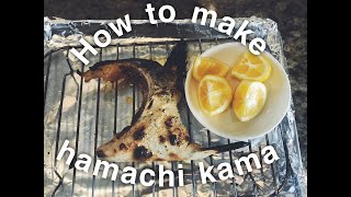 How to Make Hamachi Kama  Yellow Tuna Collar [upl. by Gavrah769]