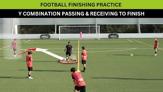 Y Combination Passing amp Receiving To Finish Football Practice [upl. by Angadresma]