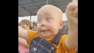 Baby Is Most Excited Person At The County Fair [upl. by Swor]