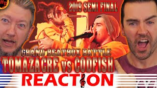 TOMAZACRE vs CODFISH Reaction Grand Beatbox Battle 2019  SEMI FINAL  GBB [upl. by Notlrak846]