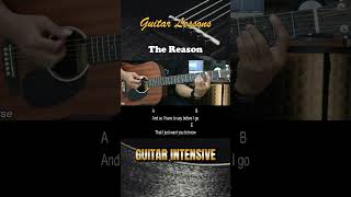 The Reason  Hoobastank  EASY Guitar Chords amp Strumming Pattern [upl. by Phippen]