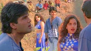 Shastra 1996 Film OnLocation  Suniel Shetty Anjali Jathar  Flashback Video [upl. by Letnuahs658]