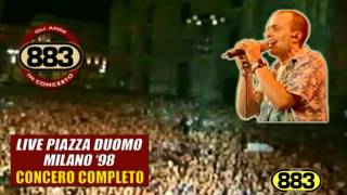 883 La regola dellamico  Disco Inferno LIVE Piazza Duomo Milano 98 [upl. by Pricilla609]